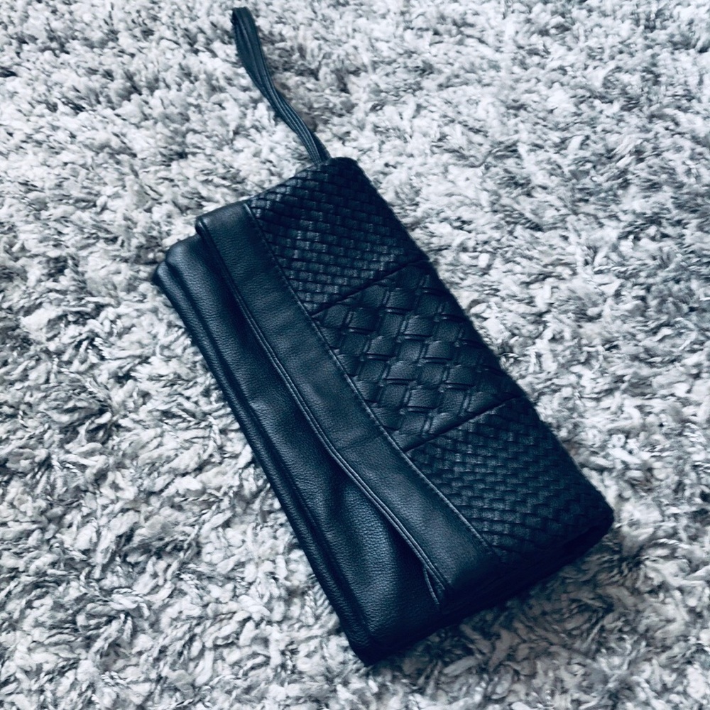 BRAND NEW Braided Zipper Clutch/wristlet